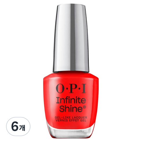 오피아이 인피니트샤인 매니큐어, 오렌지, 15ml, 6개