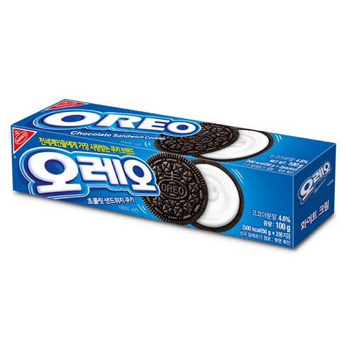 동서 오레오 화이트 샌드위치 쿠키, 100g, 1개