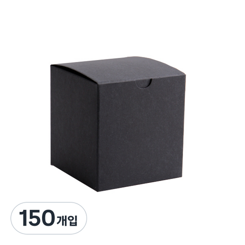 봄91 사각상자, 내추럴블랙, 150개입