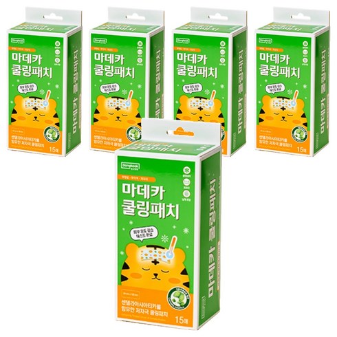 마데카 쿨링 해열시트, 15개입, 5개