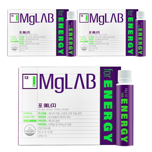 마그랩 포 에너지, 250ml, 3개