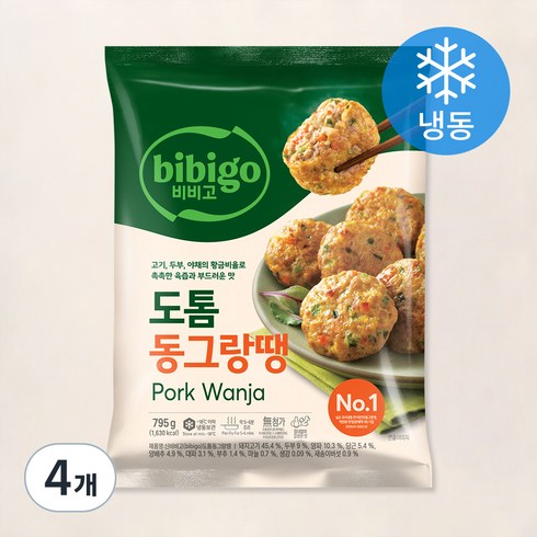 비비고 도톰 동그랑땡 (냉동), 795g, 4개