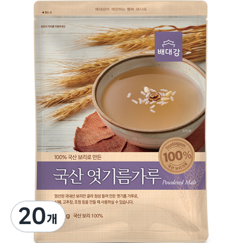 배대감 국산 엿기름가루, 350g, 20개