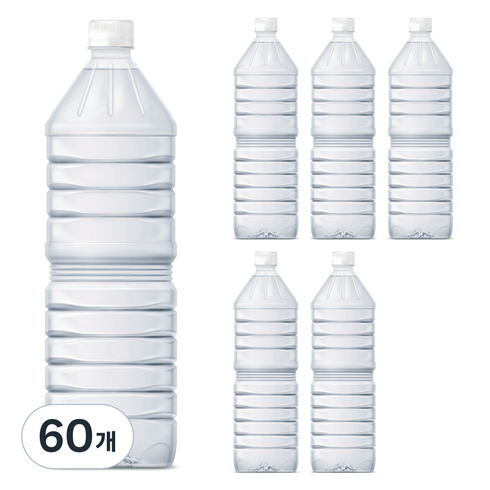 물하나 eco 생수 무라벨, 1L, 60개