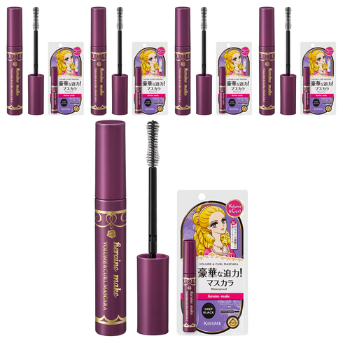 히로인메이크 볼륨앤컬 마스카라 EX 6g, 딥블랙, 5개