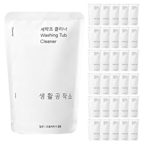 생활공작소 세탁조 크리너, 450g, 32개