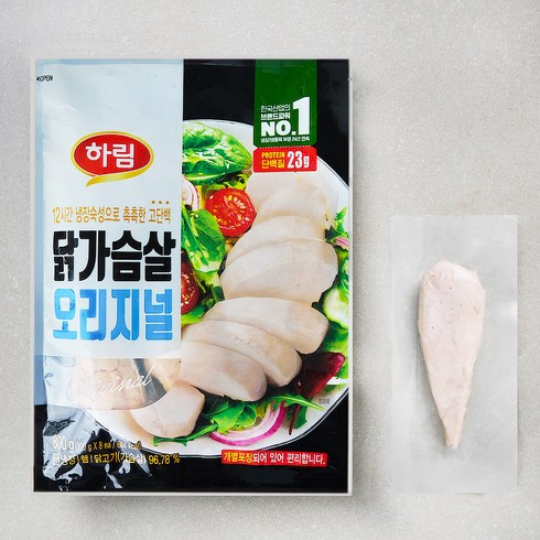 하림 닭가슴살 오리지널, 100g, 8개입, 1개