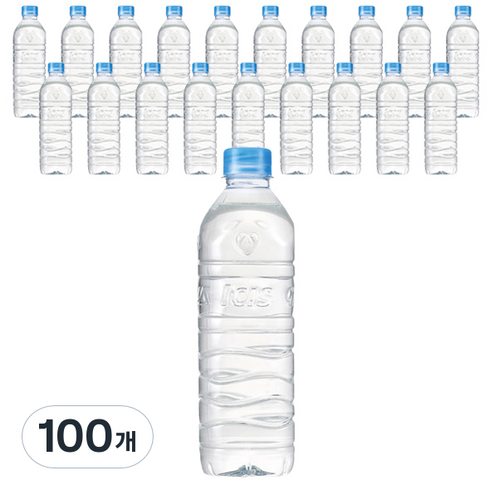 아이시스 ECO 생수 무라벨, 500ml, 100개