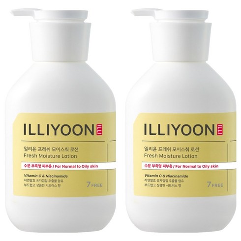 일리윤 프레쉬 모이스춰 로션 시트러스향, 350ml, 2개