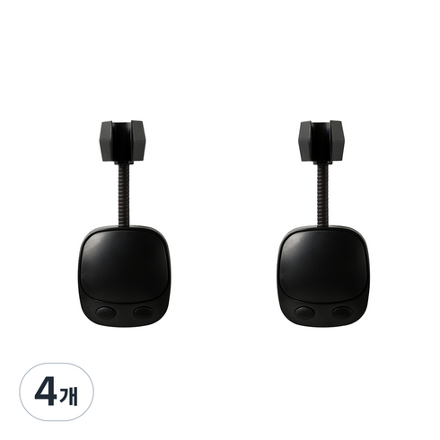 알럽홈 굿리빙 샤워기홀더, 4개, 블랙