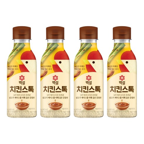 백설 깊은 감칠맛 치킨스톡, 350g, 4개