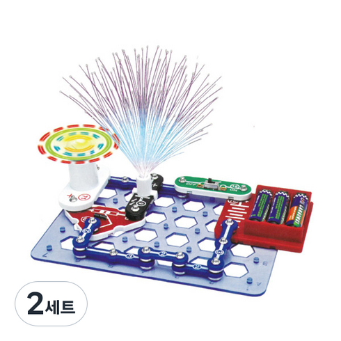 캐스비 네이처 척척박사 전기회로 LED 파티 KBN2167, 혼합색상, 2세트