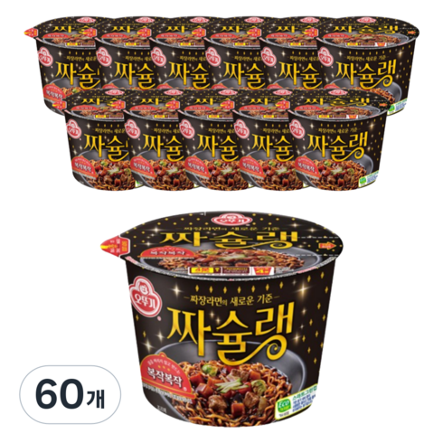 오뚜기 짜슐랭 용기 125g, 60개