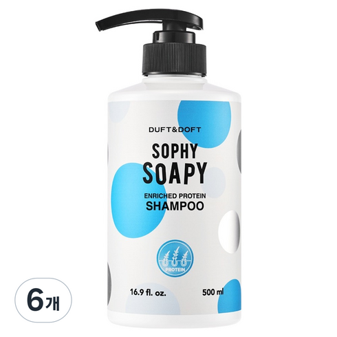 더프트앤도프트 인리치드 퍼퓸 샴푸 소피소피, 500ml, 6개