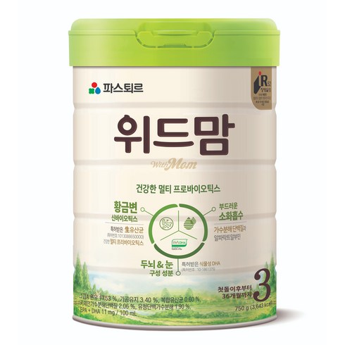 위드맘 분유 3단계, 750g, 1개