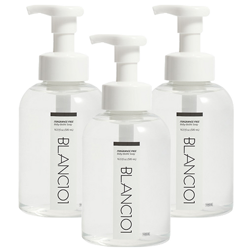 블랑101 젖병세정제 포밍 무향, 500ml, 3개