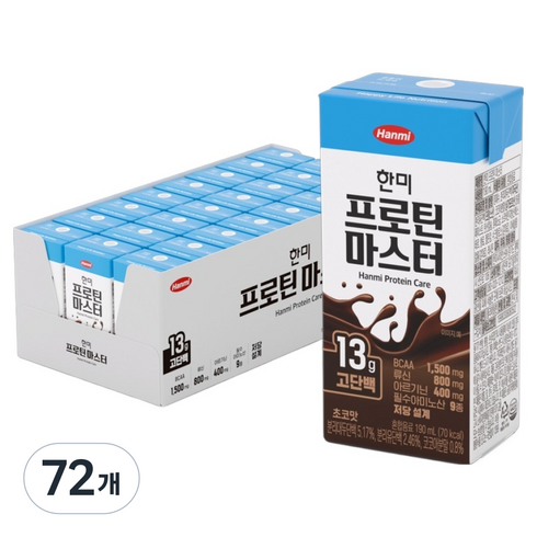 한미약품 프로틴 마스터, 190ml, 72개
