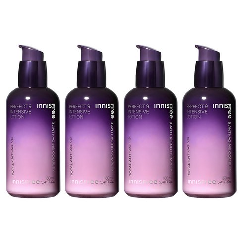 이니스프리 퍼펙트 9 인텐시브 로션, 160ml, 4개