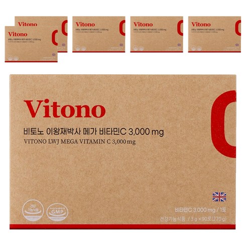 비토노 이왕재박사 메가 비타민C 3000mg, 6개, 270g