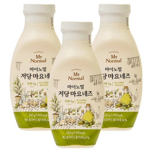 마이노멀 저당 마요네즈, 260g, 3개