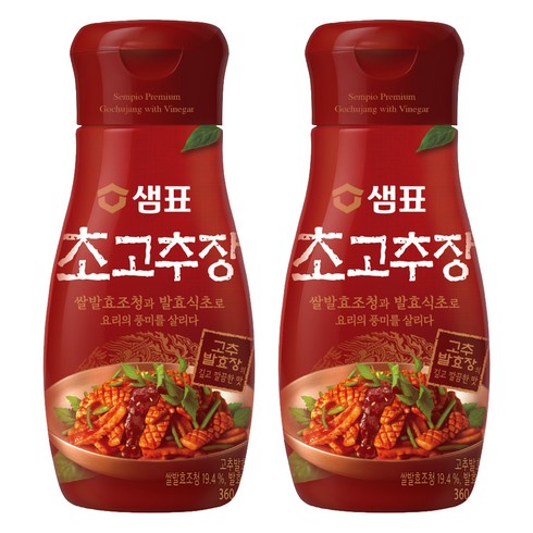 샘표 초고추장, 2개, 360g