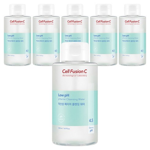 셀퓨전씨 약산성 패리어 클렌징 워터, 500ml, 6개