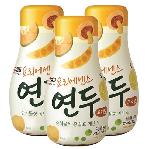 연두 우리콩 요리에센스, 275ml, 3개