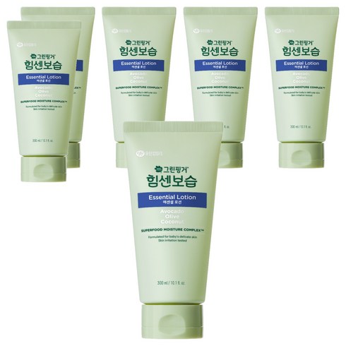 그린핑거 유아용 힘센보습 에센셜 로션, 300ml, 6개