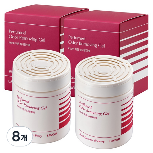 라브아 퍼퓸 실내탈취제 블랙커런트 앤 베리, 250g, 8개