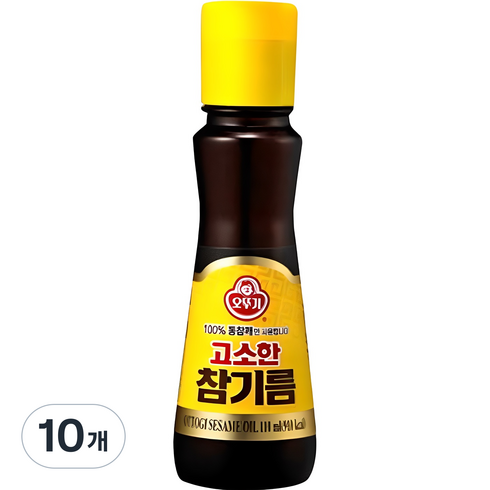 오뚜기 고소한 참기름, 80ml, 10개