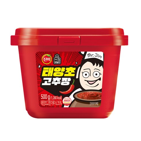 진미 태양초 고추장, 500g, 1개