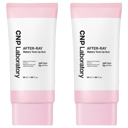CNP차앤박 애프터 레이 워터리 톤업 선 SPF50+ PA++++, 50ml, 2개