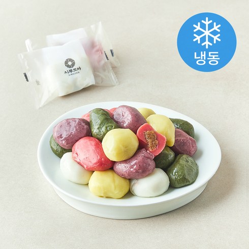 시루조아 오색 찹쌀 송편 (냉동), 25g, 40개입, 1개