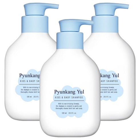 편강율 키즈 앤 베이비 샴푸 스위트허브, 590ml, 3개