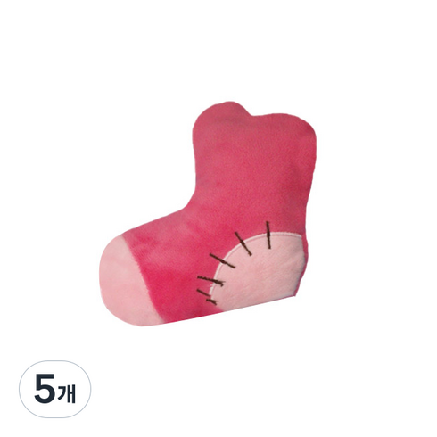 강아지 천방지축 장난감, 자주양말, 5개