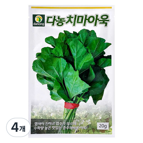 다농 치마아욱씨 씨앗 20g, 4개