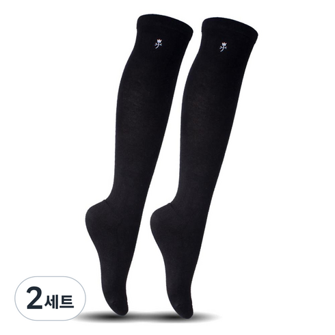 까스텔바작 여성용 쿠션 니삭스 CSW-10, 블랙, 2세트