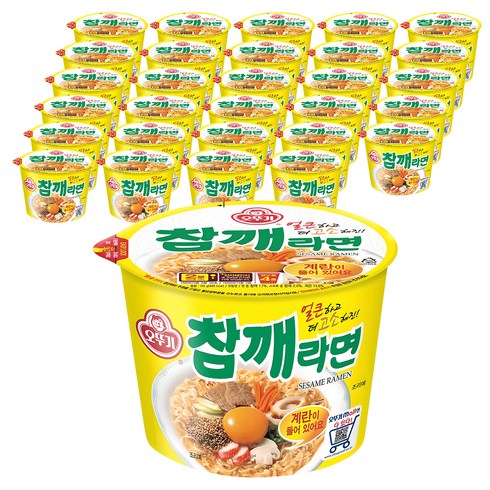 오뚜기 참깨라면 용기 110g, 48개