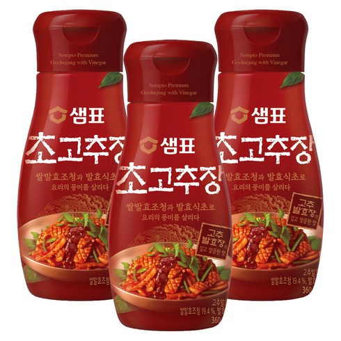 샘표 초고추장, 3개, 360g