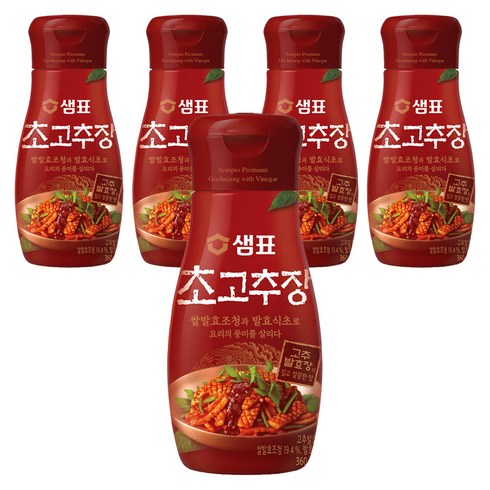 샘표 초고추장, 5개, 360g