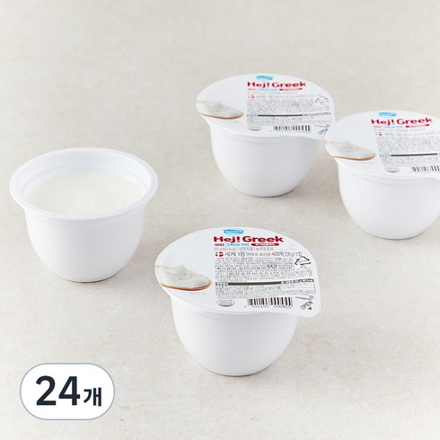 덴마크 동원 하이 그릭요거트 고단백 무가당 플레인, 80g, 24개