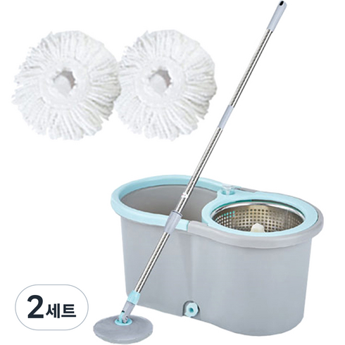 오션웰리빙 회전 물걸레 청소기 일반형, 2세트