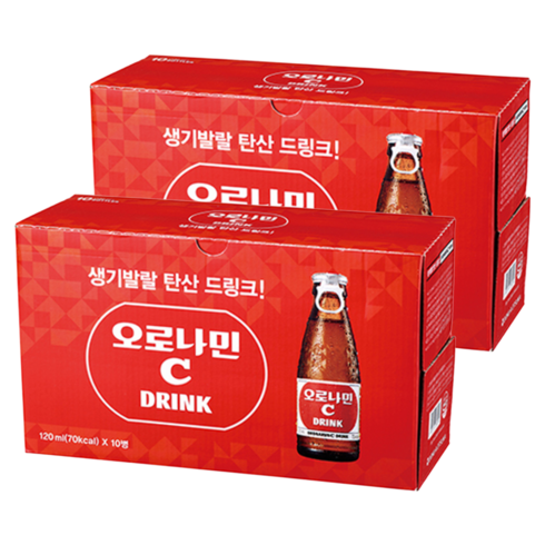 오로나민씨 탄산 드링크, 120ml, 20개