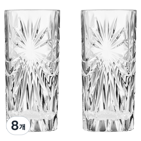 RCR 오아시스 하이볼잔 360ml, 8개