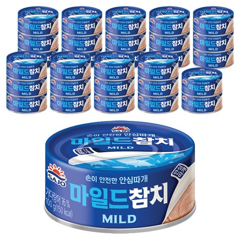 사조참치 마일드, 100g, 36개