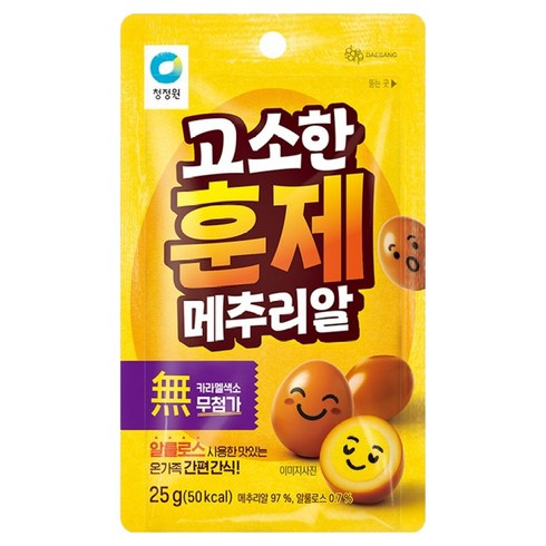 청정원 고소한 훈제 메추리알, 25g, 1개