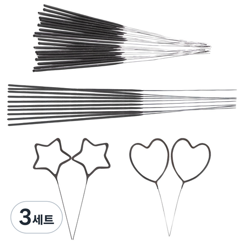 스카이페스티발 감성 스파클라 불꽃놀이 폭죽 세트, 3세트