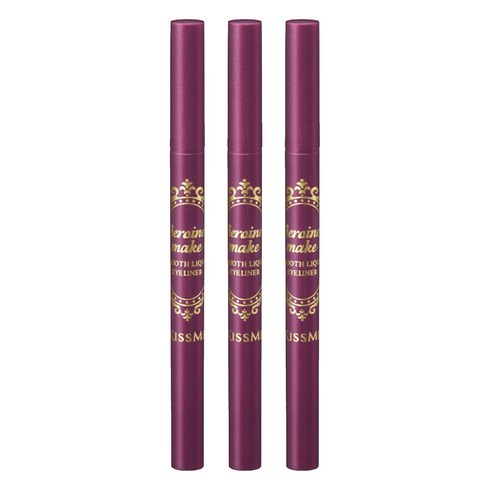 히로인메이크 스무스 리퀴드 아이라이너 N 0.4ml, 딥블랙, 3개
