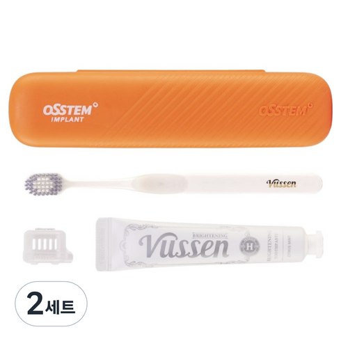 오스템파마 뷰센 양치키트(뉴에이치치약 40g+칫솔), 2세트