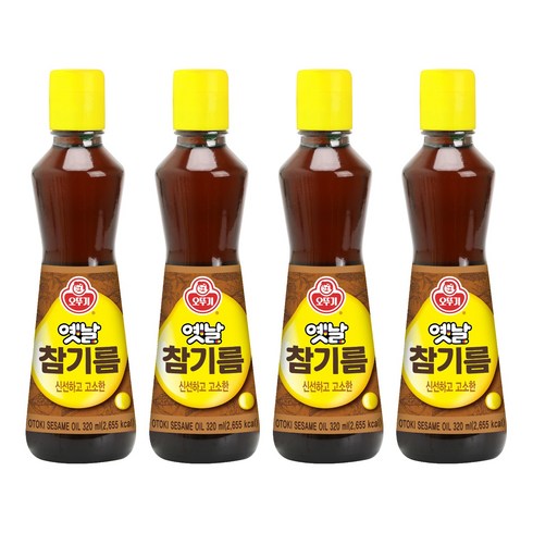 오뚜기옛날 참기름, 320ml, 4개